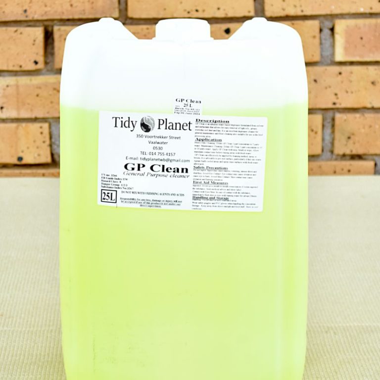 GP Cleaner 25 Liter (General Purpose Degreaser) Tidy